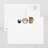 Frühstück, Mittag- und Abendessen Postkarte (Vorne/Hinten)