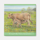 "Frühstück morgens" Magnet (Vorne)