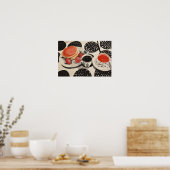 Frühstück morgens poster (Küche)