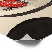 Frühstück morgens poster (Ecke)