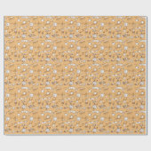Frühstück Muster 2 Geschenkpapier (Flach)