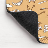 Frühstück Muster 2 Mousepad (Ecke)