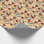Frühstück Muster 3 Geschenkpapier (Ecke)