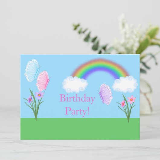 FRÜHSTÜCK-PARTY EINLADUNG (Stehend Vorderseite)