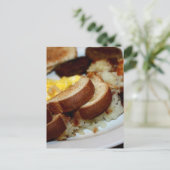 Frühstück Pile Postkarte (Stehend Vorderseite)