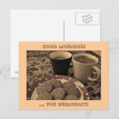 Frühstück Postkarte (Vorne/Hinten)