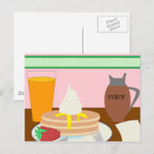 Frühstück Postkarte (Vorne/Hinten)