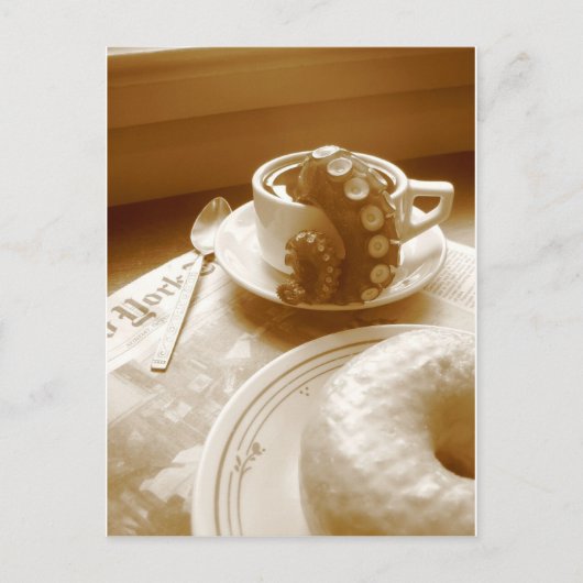 Frühstück Postkarte (Vorderseite)