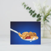 Frühstück Postkarte (Stehend Vorderseite)