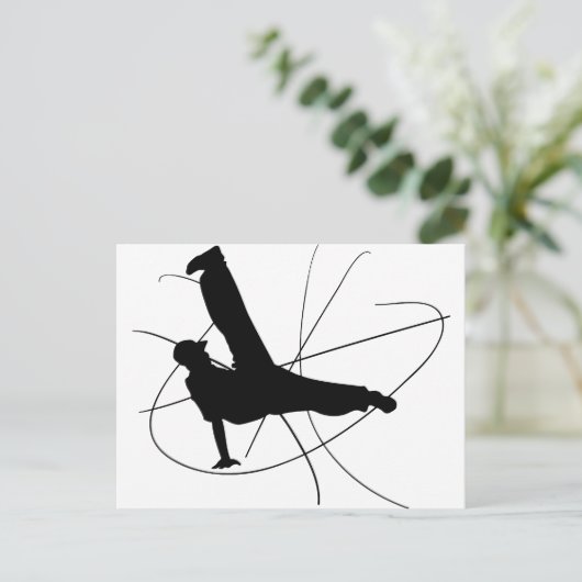 Frühstück Postkarte (Stehend Vorderseite)