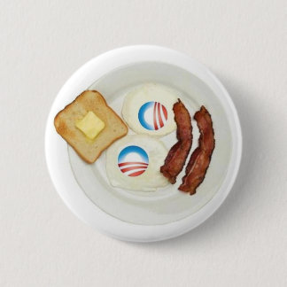 Frühstück Pro-Obama 2012 Button