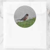 Frühstück Runder Aufkleber (Tasche)