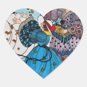 FRÜHSTÜCK / SCHMECKKOSTEN ENTWICKLER HERZ Herz-Aufkleber