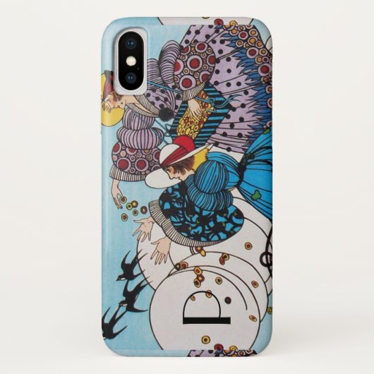 FRÜHSTÜCK / SCHNELLKOSTEN-DESIGNER-MONOGRAMM Case-Mate iPhone HÜLLE (Rückseite)