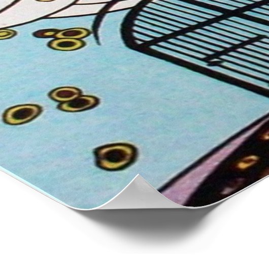 FRÜHSTÜCK / SCHNELLKOSTENDESIGNER POSTER (Ecke)