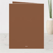 Frühstück seine Zeit für das Frühstück Karte (Rückseite)