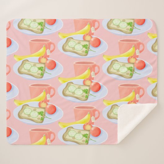 Frühstück Sherpadecke (Vorderseite (Horizontal))