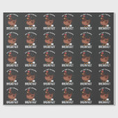 Frühstück Spaß Huhn Kack Eier Funny Farming Geschenkpapier (Flach)