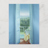 Frühstück St. Maxime 1984 Postkarte (Vorderseite)