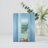 Frühstück St. Maxime 1984 Postkarte (Stehend Vorderseite)