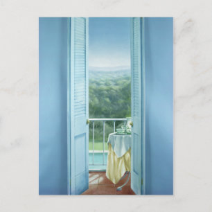 Frühstück St. Maxime 1984 Postkarte