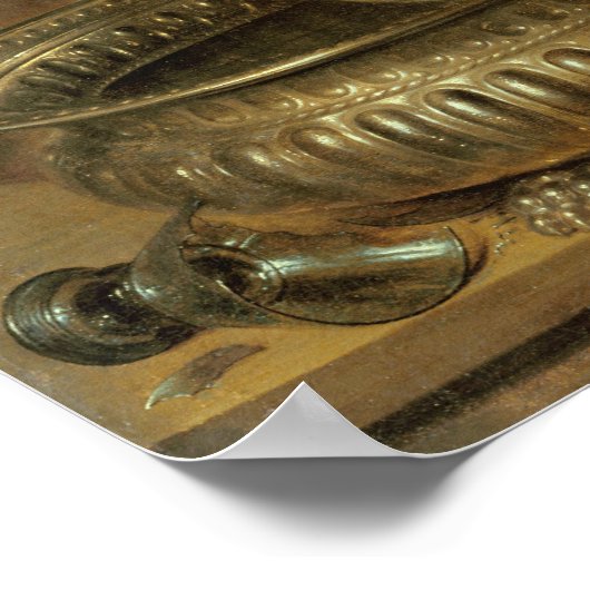 Frühstück Stillleben, 1638 Poster (Ecke)