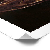 Frühstück Stillleben (Öl auf Tafel) Poster (Ecke)