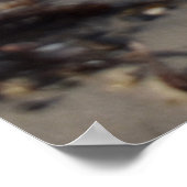 Frühstück, Strandleben Poster (Ecke)