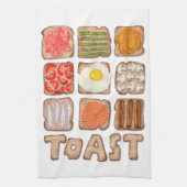 Frühstück Toast Küchentücher (Vertikal)