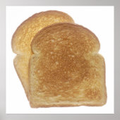 Frühstück Toast Poster (Vorne)