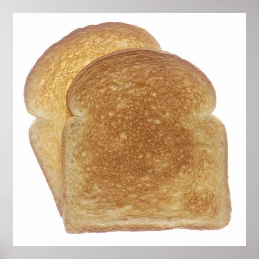 Frühstück Toast Poster (Vorne)