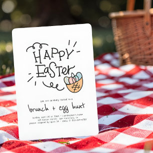 Frühstück und Ostereiersuche Einladung