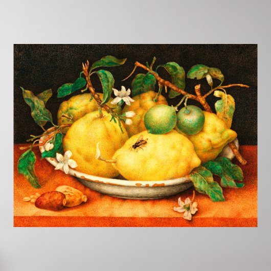 FRÜHSTÜCK UND WEISSE BLUME POSTER (Vorne)