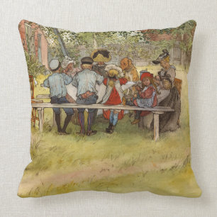 Frühstück unter der "Big Birch", 1895 von Larsson Kissen