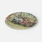 Frühstück unter der großen Birke durch Carl Pappteller (Schrägansicht)