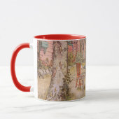 Frühstück unter der großen Birke von Carl Larsson Tasse (Links)