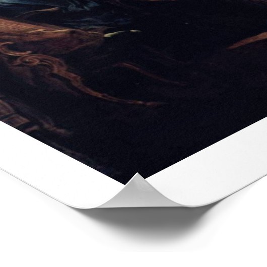 Frühstück von Boucher François Poster (Ecke)