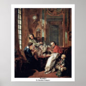 Frühstück von Boucher François Poster (Vorne)