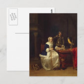 Frühstück von Gabriel Metsu Postkarte (Vorne/Hinten)