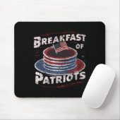 Frühstück von Patriots Pancake American Cake 4. Mousepad (Mit Mouse)