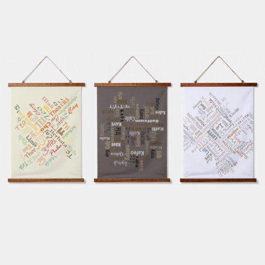 Frühstück Wandteppich Mit Holzrahmen (Dreifach)