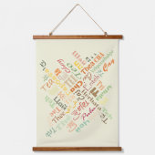 Frühstück Wandteppich Mit Holzrahmen (Vorderseite)