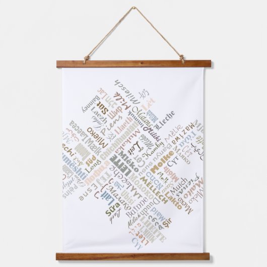 Frühstück Wandteppich Mit Holzrahmen (Vorderseite 3)