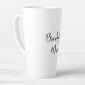 Frühstück Wein Funny Spaß Weinangebot Trendy Milchtasse (Linke Ecke)