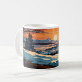 Frühstück, Winter und Sonne Kaffeetasse (Vorderseite Links)