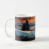 Frühstück, Winter und Sonne Kaffeetasse (Links)