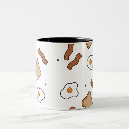 Frühstück Zweifarbige Tasse (Mittel)