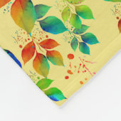 FRÜHSTÜCKE FARBEN FARBHAFTE NATUR FLEECEDECKE (Ecke)