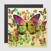 FRÜHSTÜCKE FARBEN FARBHAFTE NATUR MAGNETKARTE (Vorne/Hinten)