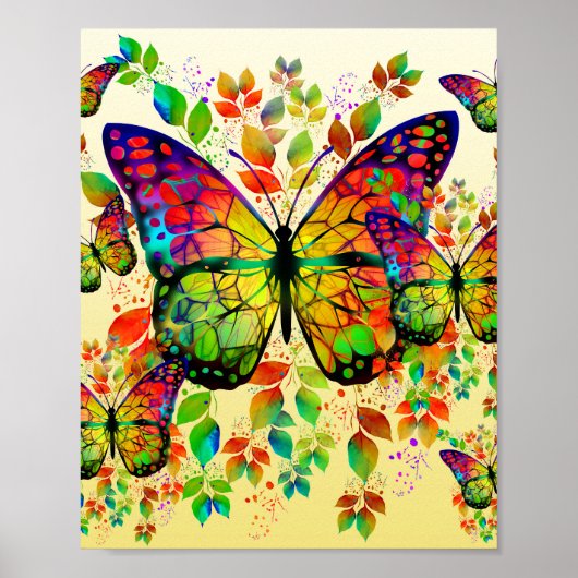 FRÜHSTÜCKE FARBEN FARBHAFTE NATUR POSTER (Vorne)